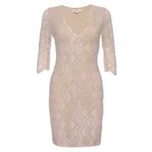 Nightcap Carisa Rene bodycon lace mini dress v neck
